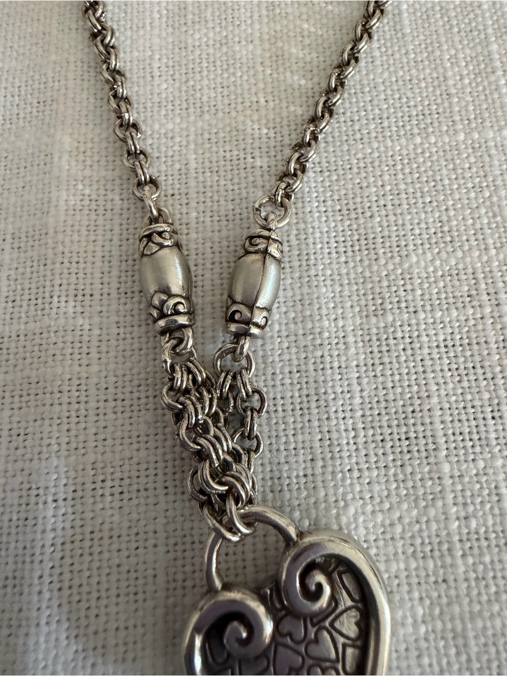 Brighton Blair Heart Pendant Necklace Rolo Chain - Picture 5 of 6